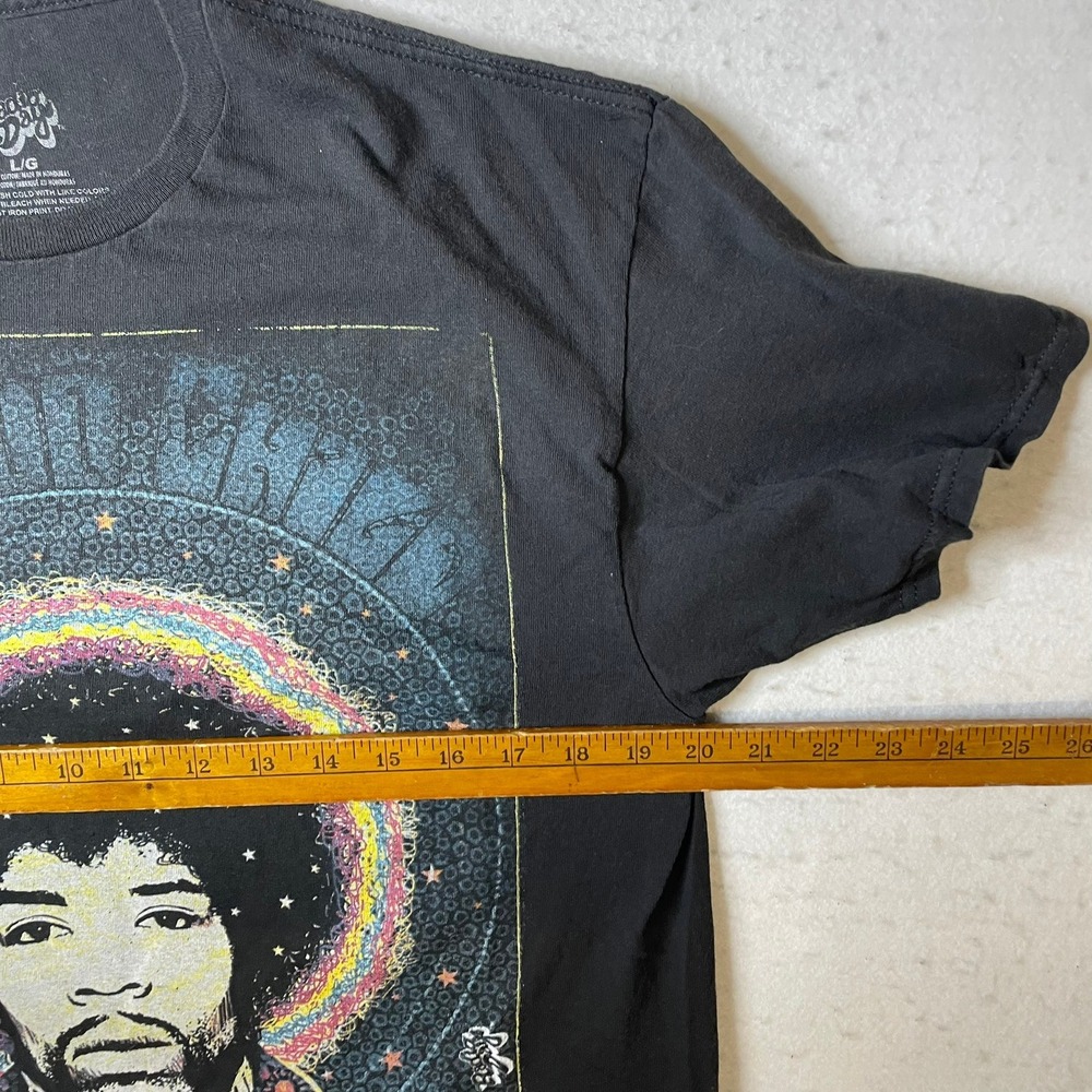 Jimi Hendrix Radio Days Live Golden Gate Park Black Graphic T-Shirt Mens L - Picture 4 of 5
